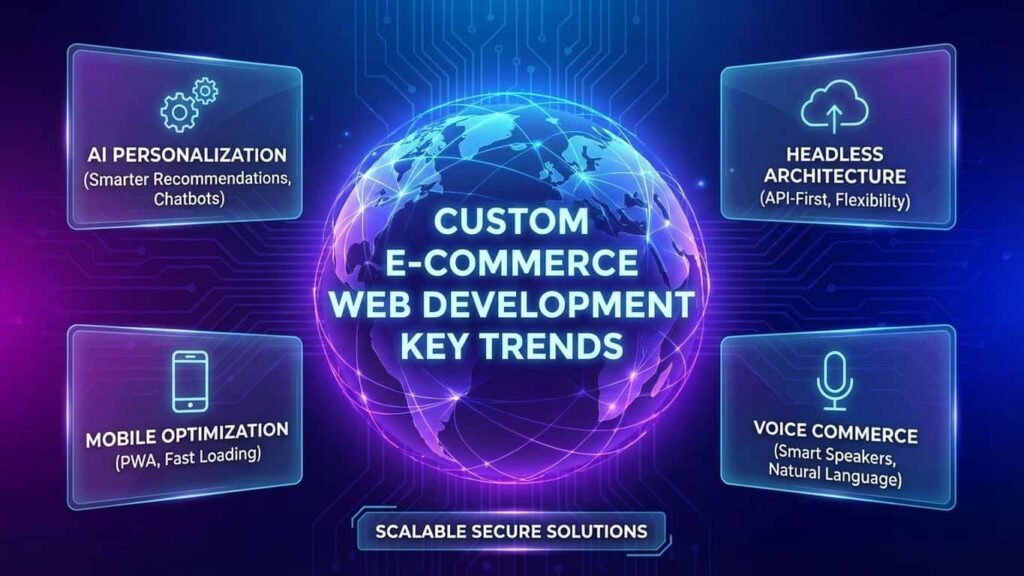 Custom E-commerce Web Development Key Trends